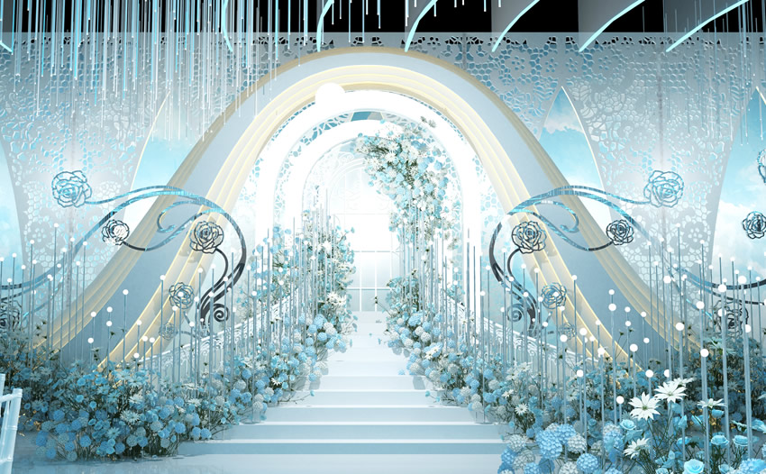 仪陇釡香烙馍村水晶厅效果展示